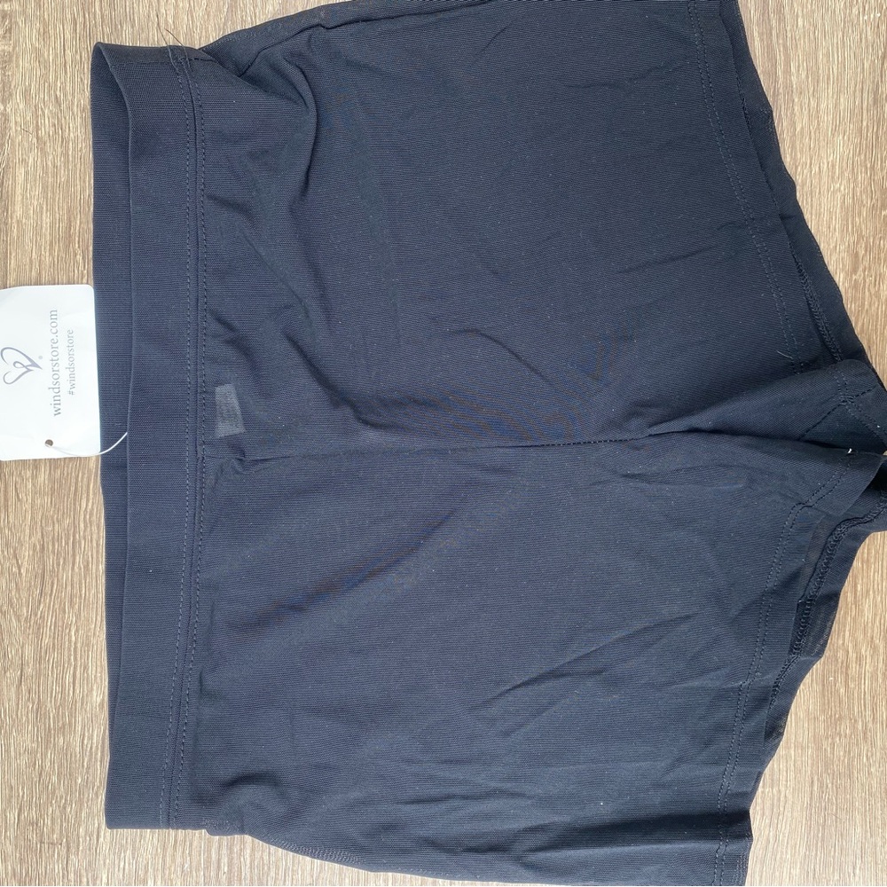 NWT WINDSOR Black FASHION  Shorts SHEER Design